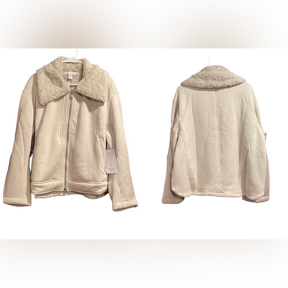 🆕 ATHLETA Women’s Westbound Dual Zip Sherpa Jacket - 1X - Picture 8 of 12